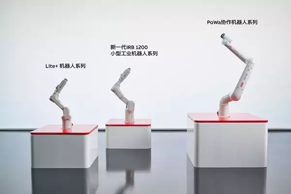 ABB launches three new robot series to strengthen its leadership in China’s robotics market